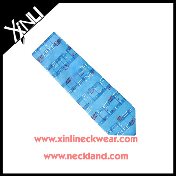 100% handgemachte perfekte Knoten Seide Print Musical Krawatte